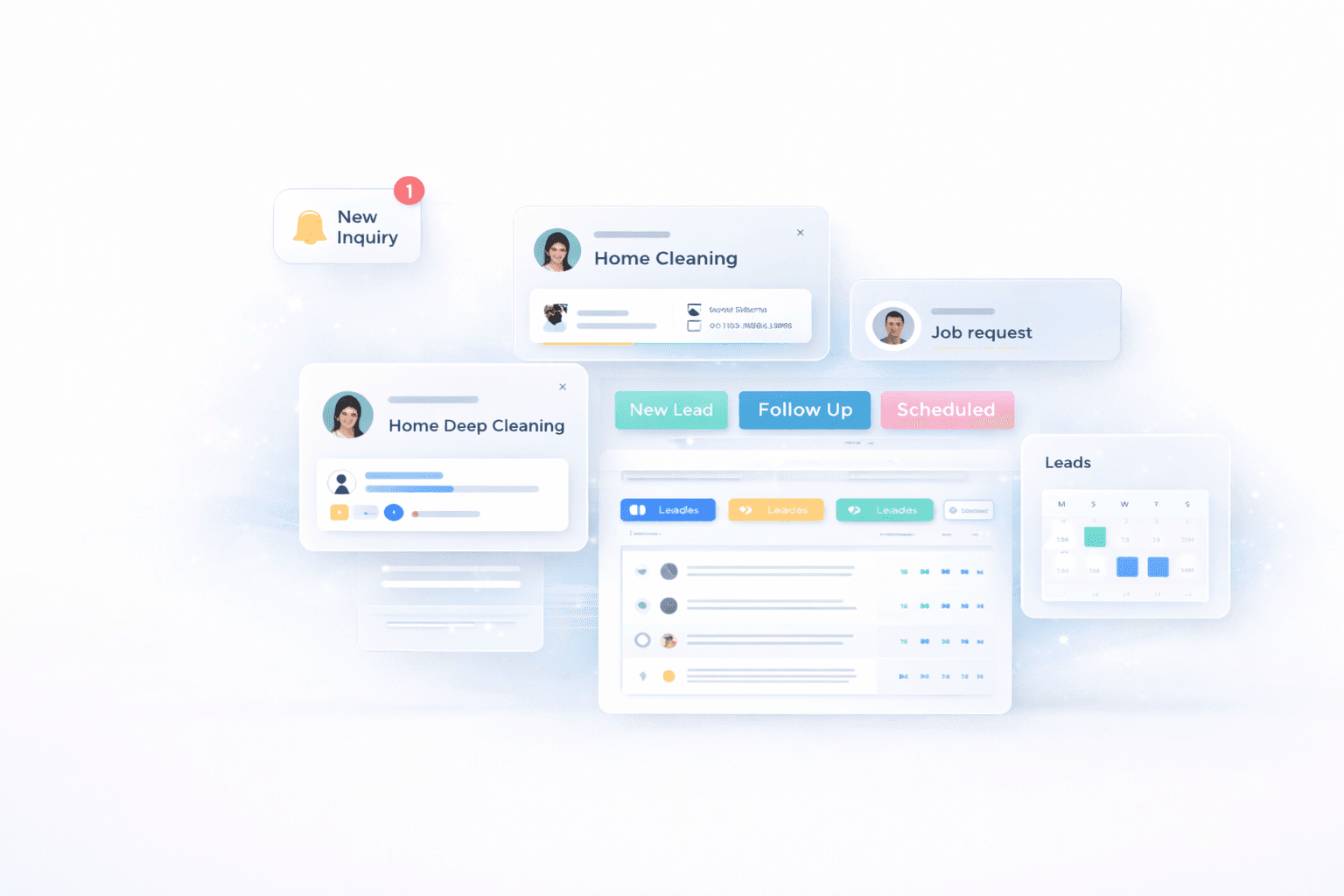 Simple, responsive, and designed to convert interest into work.